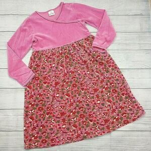 8 Hanna Andersson Velvet Wrap Floral Dress